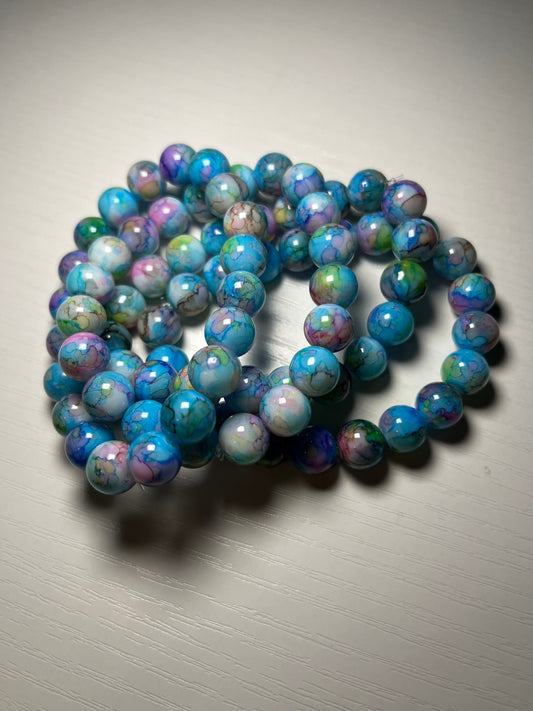 Blue Mix Beaded bracelet