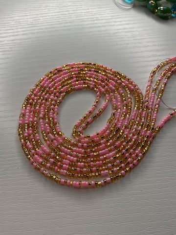 Pink Rosé Waist Beads