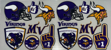 Vikings cup decal 