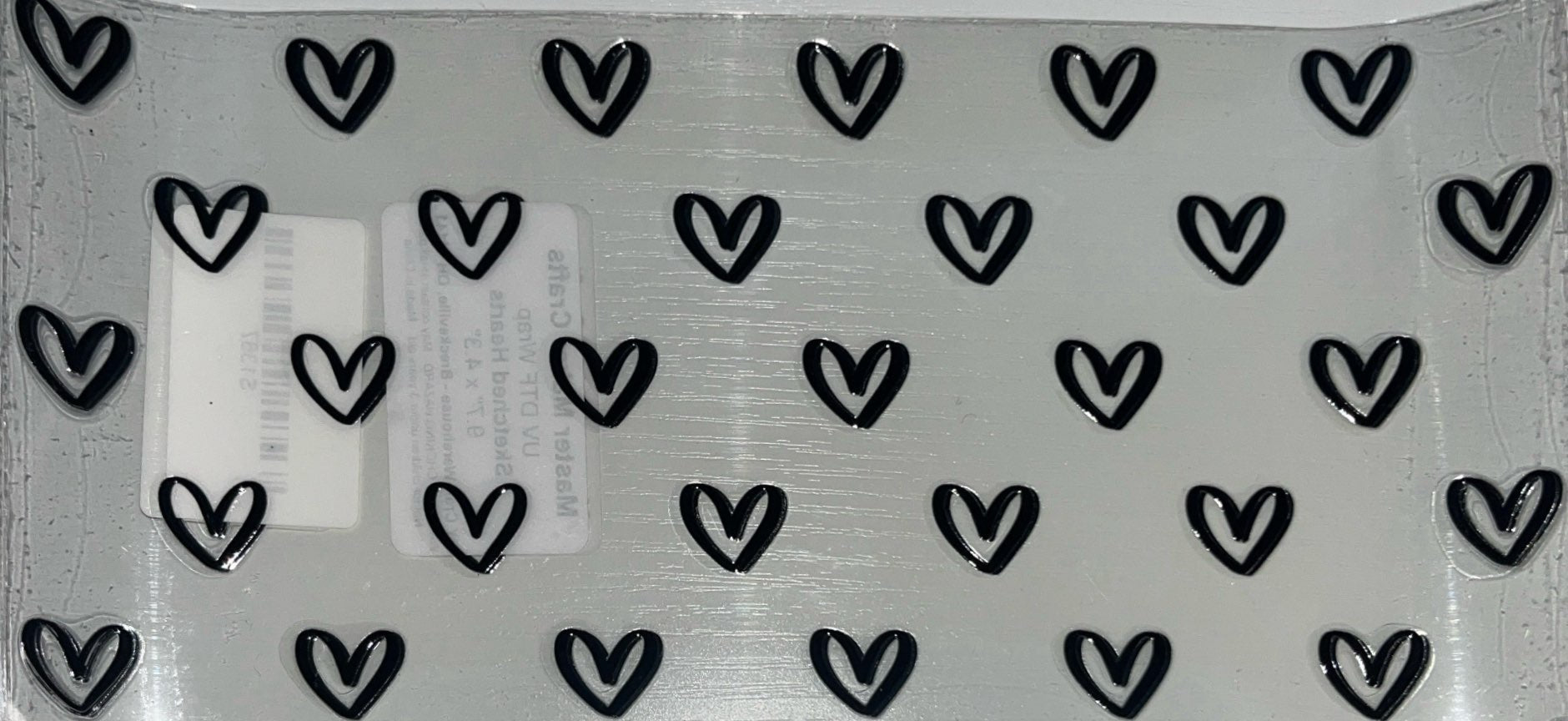 Hearts decal 