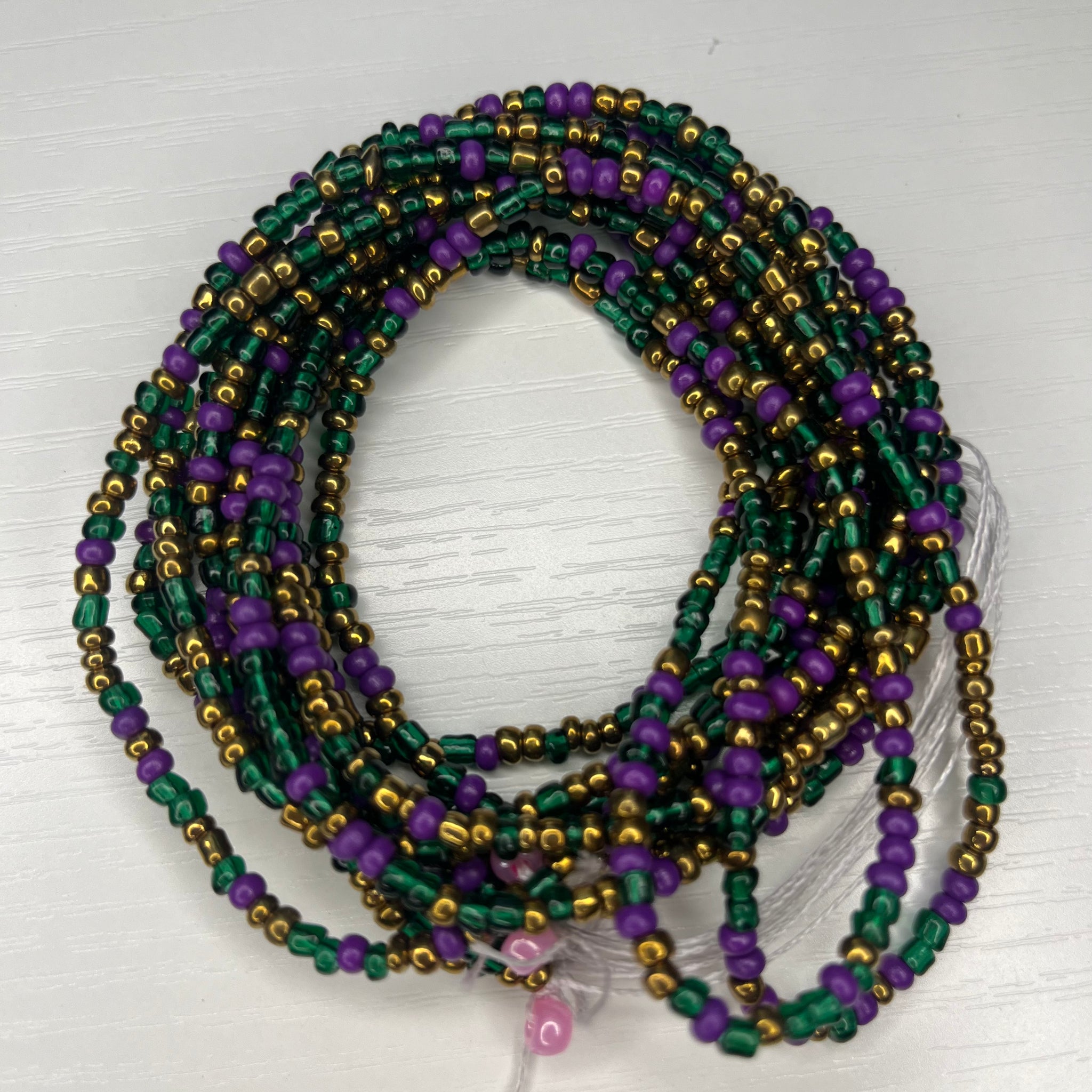 Mardi Gras Inspired waistbeads