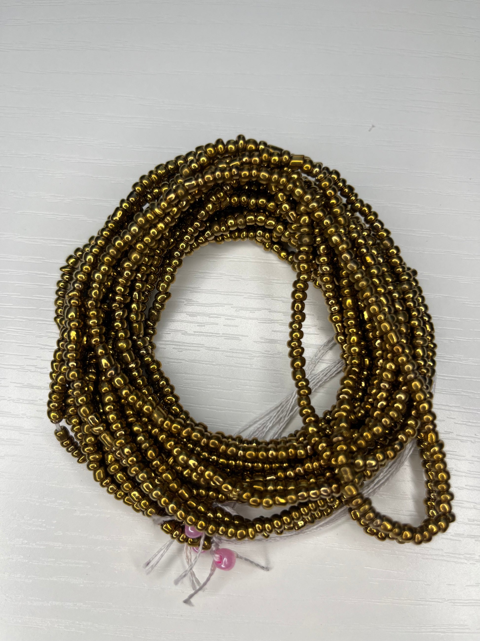 Bronze waistbeads