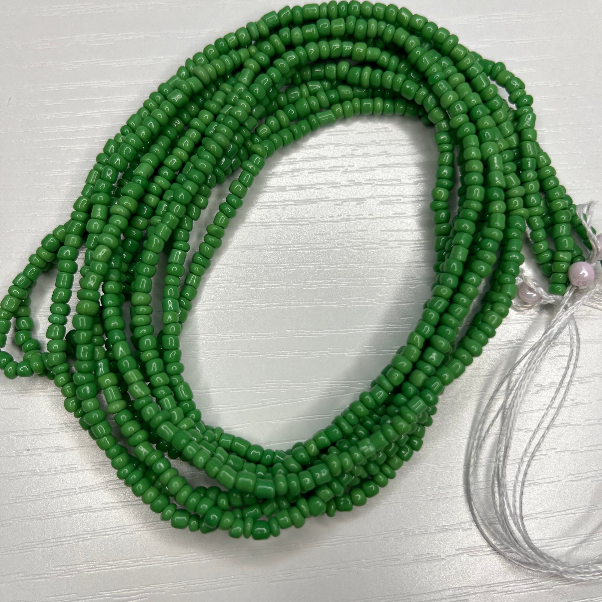 Green waist beads