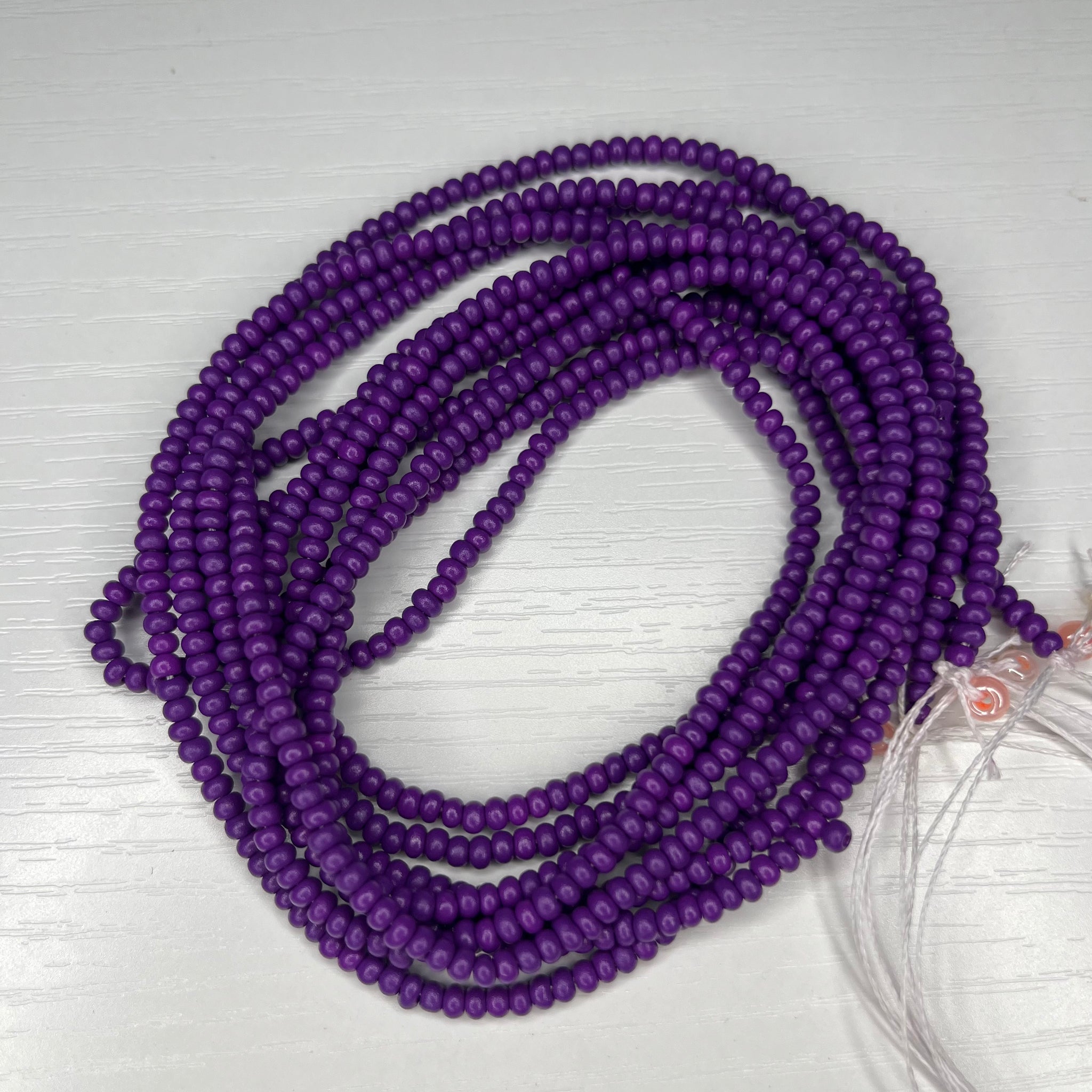 Purple waistbeads