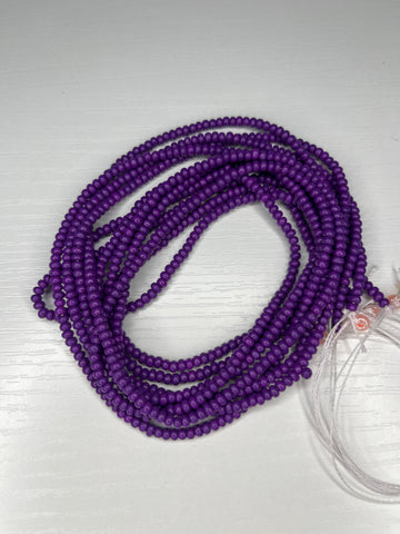 Purple waistbeads