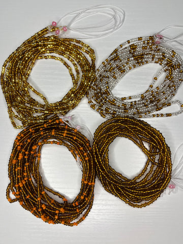 Fall Inspired Waist Beads Set